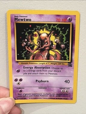 Pokemon Mewtwo Card